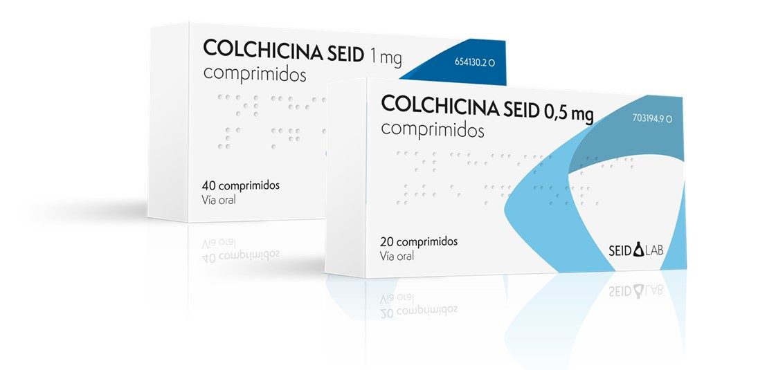 Colchicine in combination with prednisone